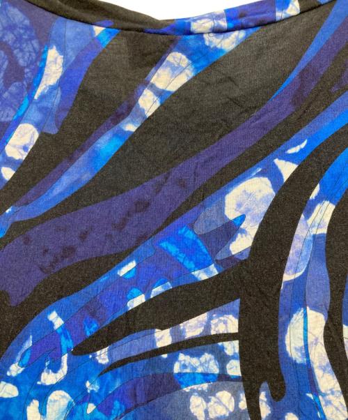 Emilio Pucci（エミリオ プッチ）Emilio Pucci (エミリオ プッチ) ロングスリーブカットソー ブルー サイズ:SIZE 42の古着・服飾アイテム