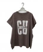 JOURNAL STANDARDジャーナルスタンダード）の古着「カレッジロゴビッグプルオーバー」｜ブラウン