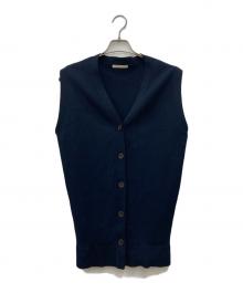 Plage（プラージュ）の古着「CRAFT curvy カーディガン」｜ネイビー