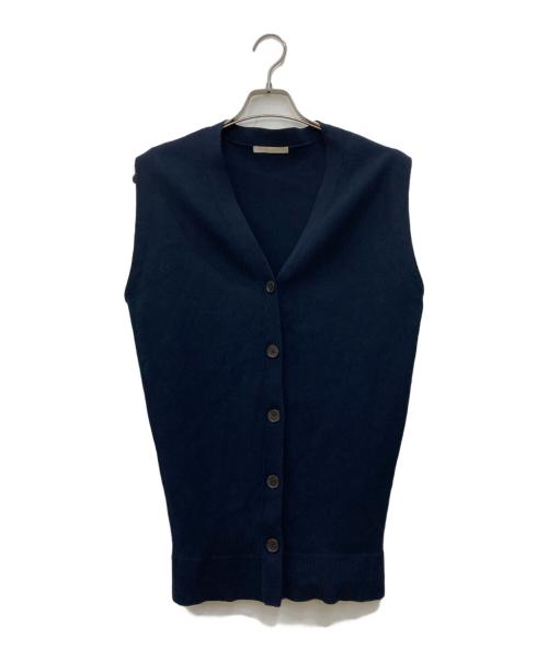 Plage（プラージュ）Plage (プラージュ) CRAFT curvy カーディガン ネイビー サイズ:Freeの古着・服飾アイテム