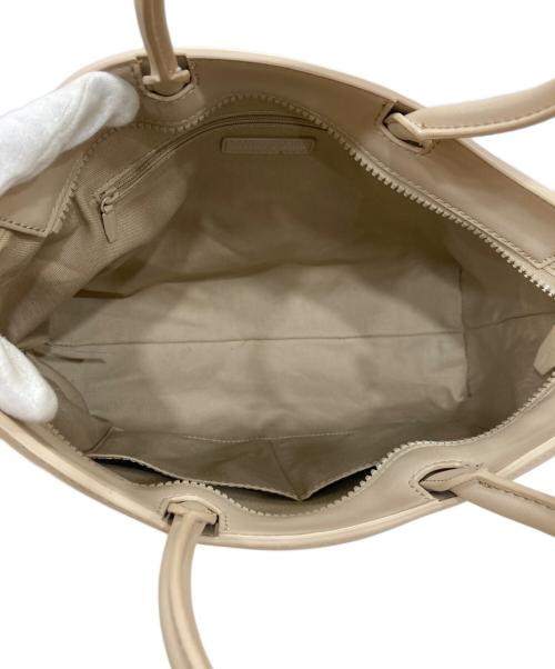 CHARLES & KEITH（チャールズアンドキース）CHARLES & KEITH (チャールズ＆キース) ナスリン ジオメトリックトートバッグ ベージュの古着・服飾アイテム