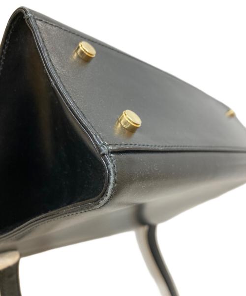 Salvatore Ferragamo（サルヴァトーレ フェラガモ）Salvatore Ferragamo (サルヴァトーレ フェラガモ) ヴァラレザートートバッグ ブラックの古着・服飾アイテム