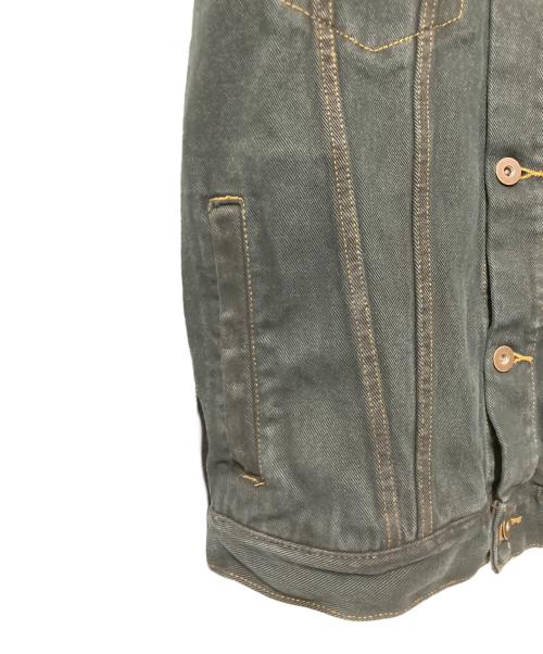 HARLEY-DAVIDSON（ハーレーダビッドソン）HARLEY-DAVIDSON (ハーレーダビッドソン) 袖レザー×デニムジャケット ブラック サイズ:Lの古着・服飾アイテム