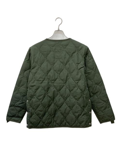 TAION（タイオン）TAION (タイオン) U NECK BUTTON JACKETS グリーン サイズ:なしの古着・服飾アイテム