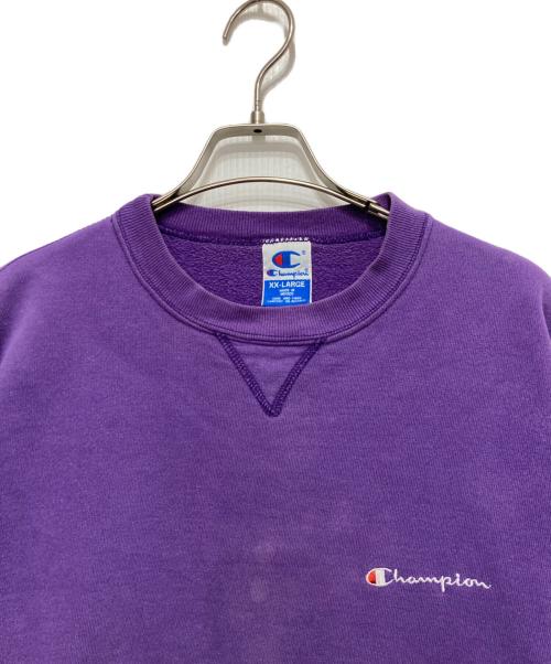 Champion REVERSE WEAVE（チャンピオン リバース ウィーブ）Champion REVERSE WEAVE (チャンピオン リバース ウィーブ) リバースウィーブスウェット パープル サイズ:XXLの古着・服飾アイテム