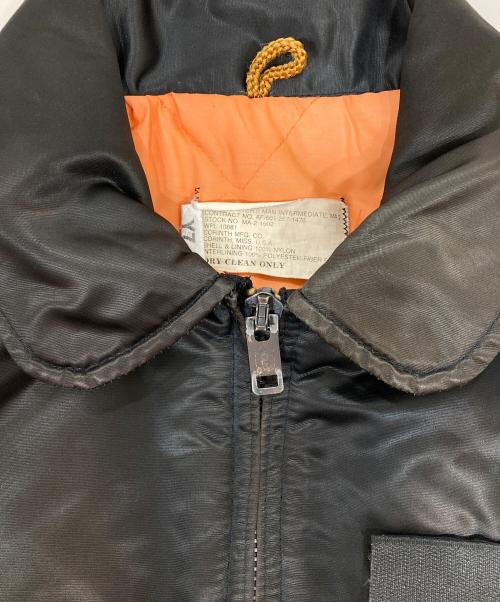 CORINTH CORINTH MFG CO（コリンズ）CORINTH CORINTH MFG CO (コリンズ) MA-2フライトジャケット ブラック サイズ:Ｍの古着・服飾アイテム