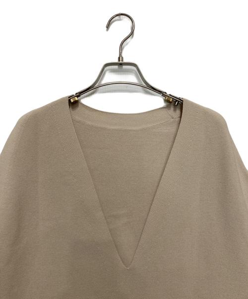 Whim Gazette（ウィムガゼット）Whim Gazette (ウィムガゼット) ホールガーメントプルオーバー ベージュ サイズ:FREEの古着・服飾アイテム