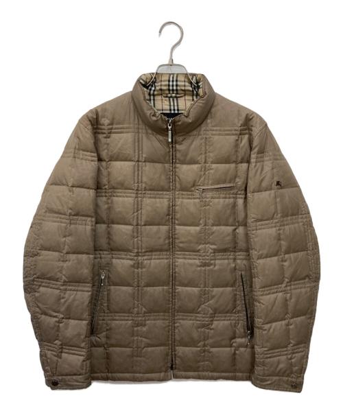 BURBERRY BLACK LABEL（バーバリーブラックレーベル）BURBERRY BLACK LABEL (バーバリーブラックレーベル) キルティングダウンジャケット ベージュ サイズ:Ｌの古着・服飾アイテム