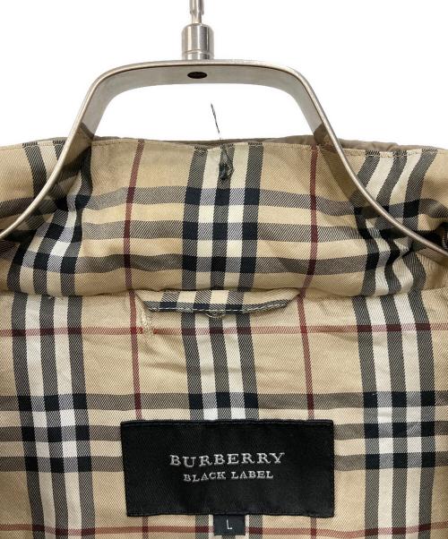 BURBERRY BLACK LABEL（バーバリーブラックレーベル）BURBERRY BLACK LABEL (バーバリーブラックレーベル) キルティングダウンジャケット ベージュ サイズ:Ｌの古着・服飾アイテム