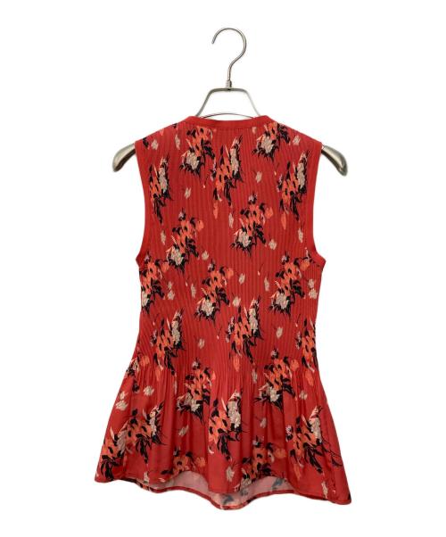 ALL SAINTS（オールセインツ）ALL SAINTS (オールセインツ) プリーツブラウス レッド サイズ:Sの古着・服飾アイテム