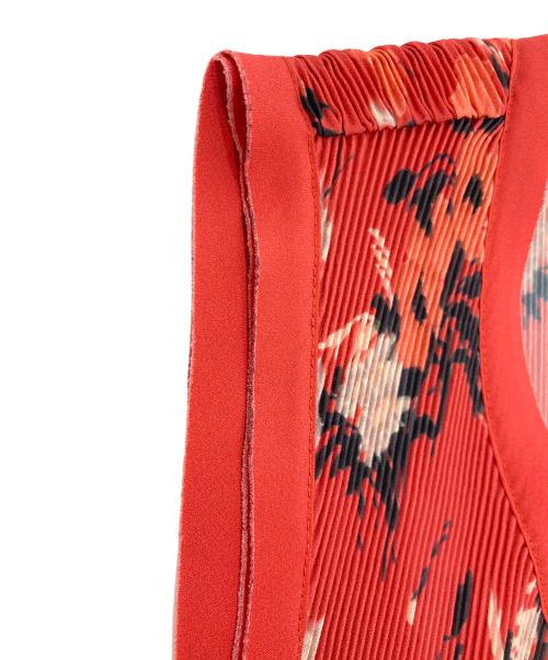 ALL SAINTS（オールセインツ）ALL SAINTS (オールセインツ) プリーツブラウス レッド サイズ:Sの古着・服飾アイテム