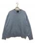 URBAN RESEARCH DOORS（アーバンリサーチドアーズ）の古着「ハミルトンウールクルーワイドプルオーバー」｜ブルー