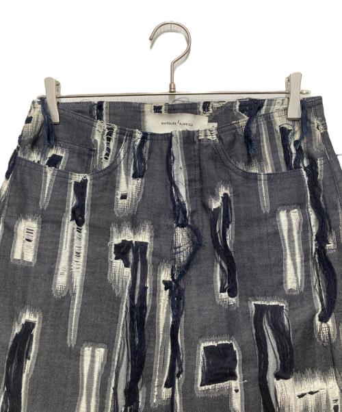 MARQUES ' ALMEIDA（マルケス アルメイダ）MARQUES ' ALMEIDA (マルケス アルメイダ) デニムパンツ ネイビー サイズ:SIZE 71cm(W28)の古着・服飾アイテム