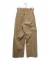 Drawing Numbers (ドローイングナンバーズ) タフタワイドパンツ ベージュ サイズ:SIZE 38：5000円
