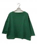 Traditional Weatherwearトラディショナルウェザーウェア）の古着「バスクシャツ」｜グリーン