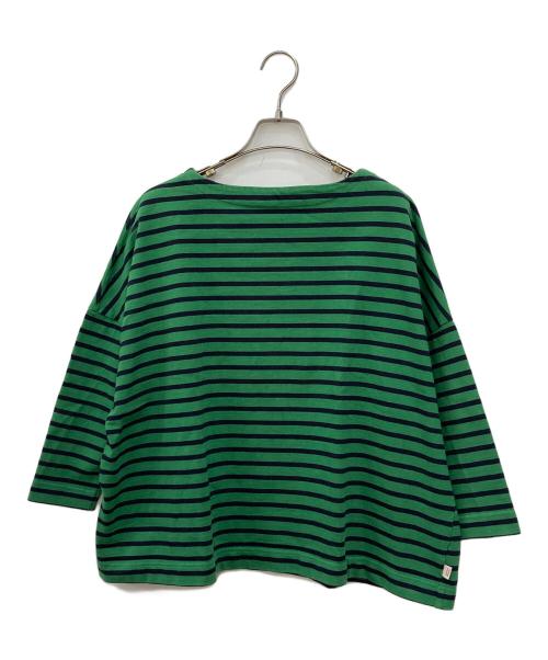 Traditional Weatherwear（トラディショナルウェザーウェア）Traditional Weatherwear (トラディショナルウェザーウェア) バスクシャツ グリーン サイズ:Sの古着・服飾アイテム
