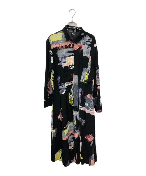 Desigual（デシグアル）Desigual (デシグアル) シャツワンピース ブラック サイズ:XLの古着・服飾アイテム