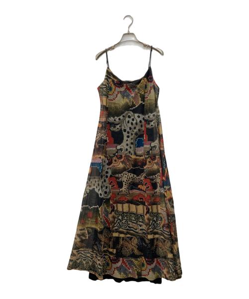 Desigual（デシグアル）Desigual (デシグアル) タペストリー ミディワンピース マルチカラー サイズ:XLの古着・服飾アイテム