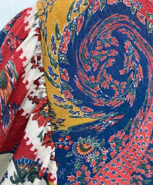 Desigual（デシグアル）Desigual (デシグアル) ペイズリー&カットアウト ロングワンピース マルチカラー サイズ:XLの古着・服飾アイテム