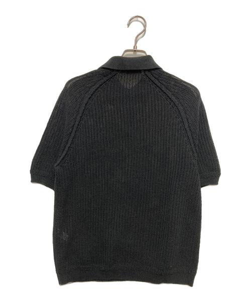 FRED PERRY（フレッドペリー）FRED PERRY (フレッドペリー) サマーニットポロシャツ ブラック サイズ:Sの古着・服飾アイテム
