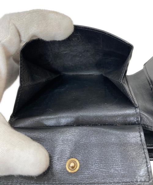 Saint Laurent Paris（サンローランパリ）Saint Laurent Paris (サンローランパリ) 2つ折り財布 ブラックの古着・服飾アイテム