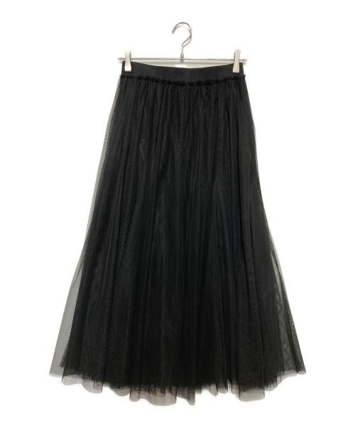 Spick and Span（スピックアンドスパン）Spick and Span (スピックアンドスパン) チュールスカート ブラック サイズ:SIZE 38の古着・服飾アイテム