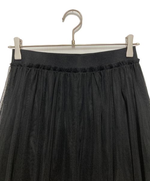 Spick and Span（スピックアンドスパン）Spick and Span (スピックアンドスパン) チュールスカート ブラック サイズ:SIZE 38の古着・服飾アイテム