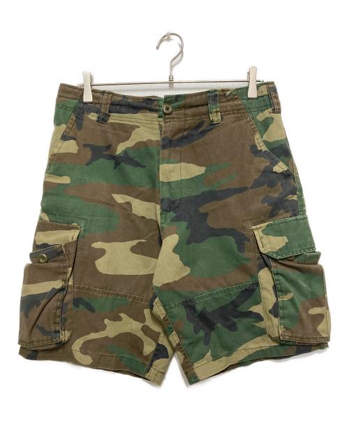 US ARMY（ユーエスアーミー）US ARMY (ユーエスアーミー) カーゴハーフパンツ カーキ サイズ:Sの古着・服飾アイテム