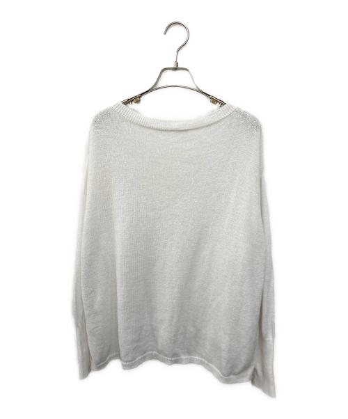 IENA（イエナ）IENA (イエナ) コットンナイロンテープヤーンプルオーバー ホワイト サイズ:なしの古着・服飾アイテム