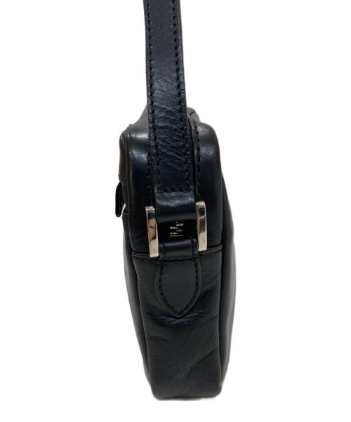 PAUL SMITH（ポールスミス）PAUL SMITH (ポールスミス) レザーショルダーバッグ　 ブラックの古着・服飾アイテム