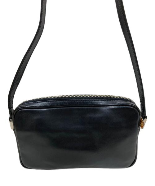PAUL SMITH（ポールスミス）PAUL SMITH (ポールスミス) レザーショルダーバッグ　 ブラックの古着・服飾アイテム