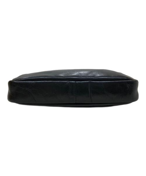 PAUL SMITH（ポールスミス）PAUL SMITH (ポールスミス) レザーショルダーバッグ　 ブラックの古着・服飾アイテム