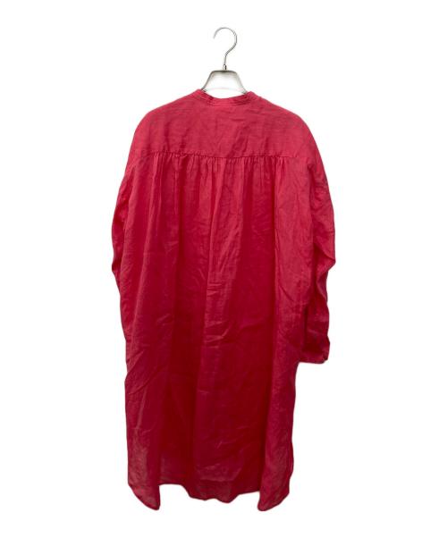 LE GLAZIK（ル グラジック）LE GLAZIK (ル グラジック) ギャザーシャツ ショッキングピンク サイズ:SIZE 36の古着・服飾アイテム