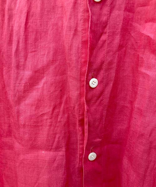 LE GLAZIK（ル グラジック）LE GLAZIK (ル グラジック) ギャザーシャツ ショッキングピンク サイズ:SIZE 36の古着・服飾アイテム