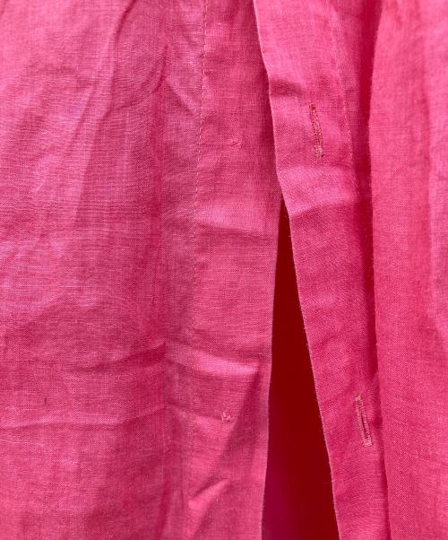 LE GLAZIK（ル グラジック）LE GLAZIK (ル グラジック) ギャザーシャツ ショッキングピンク サイズ:SIZE 36の古着・服飾アイテム