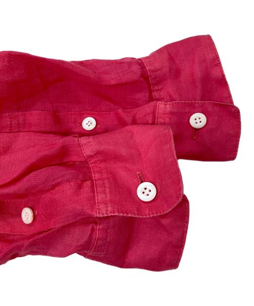 LE GLAZIK（ル グラジック）LE GLAZIK (ル グラジック) ギャザーシャツ ショッキングピンク サイズ:SIZE 36の古着・服飾アイテム