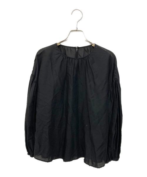 自由区（ジユウク）自由区 (ジユウク) 長袖ブラウス ブラック サイズ:SIZE 32の古着・服飾アイテム