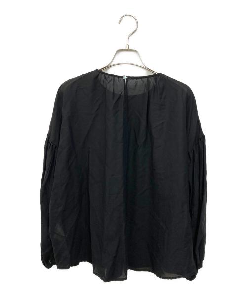 自由区（ジユウク）自由区 (ジユウク) 長袖ブラウス ブラック サイズ:SIZE 32の古着・服飾アイテム