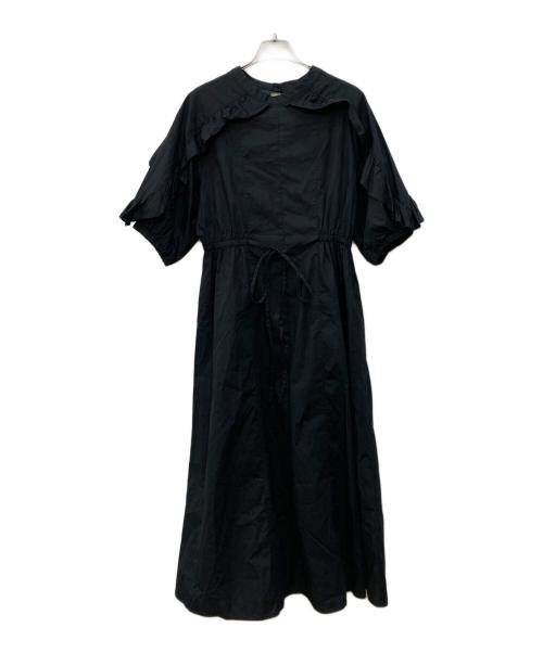 RAY BEAMS（レイ ビームス）RAY BEAMS (レイ ビームス) フリルスリーブフレアワンピース ブラック サイズ:なしの古着・服飾アイテム