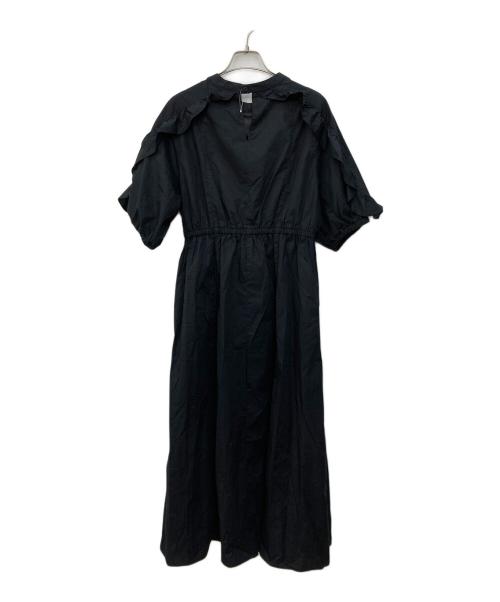 RAY BEAMS（レイ ビームス）RAY BEAMS (レイ ビームス) フリルスリーブフレアワンピース ブラック サイズ:なしの古着・服飾アイテム