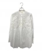 BALLSEYボールジィ）の古着「バンドカラーシャツ」｜ホワイト