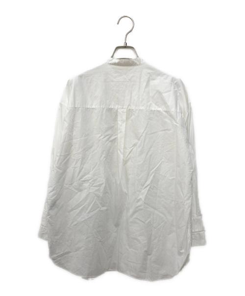 BALLSEY（ボールジィ）BALLSEY (ボールジィ) バンドカラーシャツ ホワイト サイズ:SIZE 36の古着・服飾アイテム