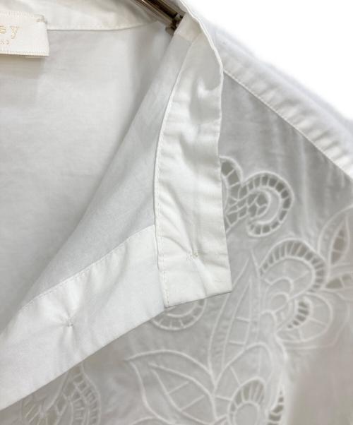 BALLSEY（ボールジィ）BALLSEY (ボールジィ) バンドカラーシャツ ホワイト サイズ:SIZE 36の古着・服飾アイテム