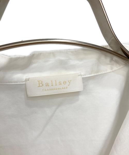 BALLSEY（ボールジィ）BALLSEY (ボールジィ) バンドカラーシャツ ホワイト サイズ:SIZE 36の古着・服飾アイテム