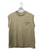 DANTONダントン）の古着「ノースリーブカットソー」｜ベージュ