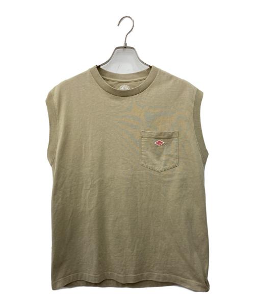 DANTON（ダントン）DANTON (ダントン) ノースリーブカットソー ベージュ サイズ:Sの古着・服飾アイテム