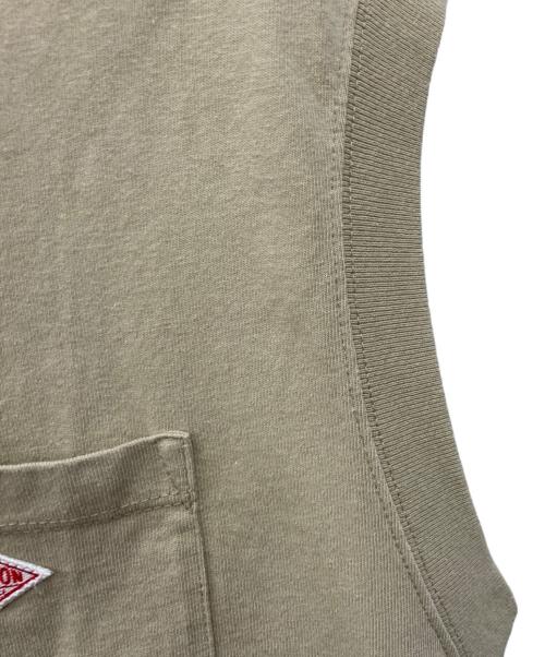 DANTON（ダントン）DANTON (ダントン) ノースリーブカットソー ベージュ サイズ:Sの古着・服飾アイテム