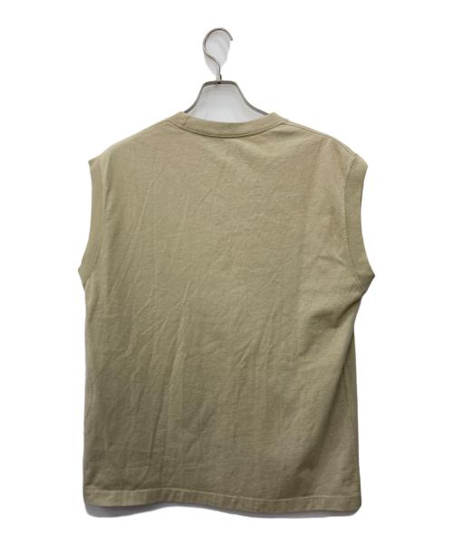 DANTON（ダントン）DANTON (ダントン) ノースリーブカットソー ベージュ サイズ:Sの古着・服飾アイテム