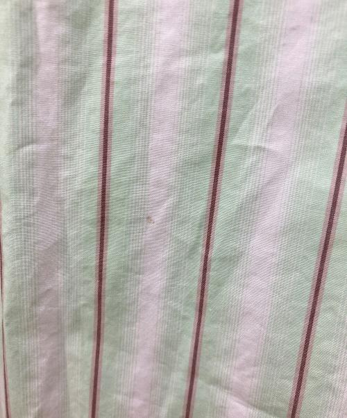 green label relaxing（グリーンレーベルリラクシング）green label relaxing (グリーンレーベルリラクシング) タック スリーブ シャツ ワンピース ストライプ グリーン サイズ:なしの古着・服飾アイテム