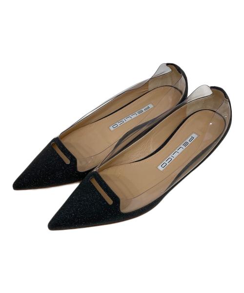 PELLICO（ペリーコ）PELLICO (ペリーコ) ANELLI PVC パンプス ブラック サイズ:SIZE 37の古着・服飾アイテム